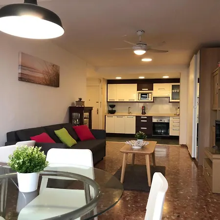 Arensol En Primera Linea De Playa Appartamento Cullera